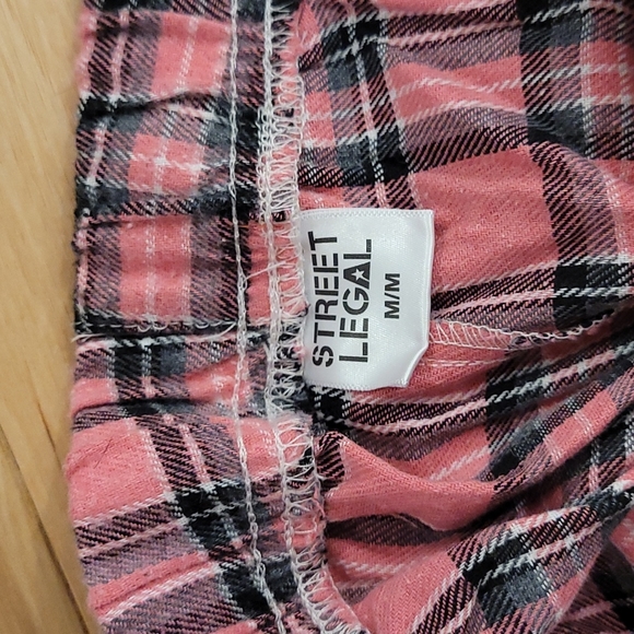 Pink Flannel Pyjama Pants Size M - Picture 2 of 3